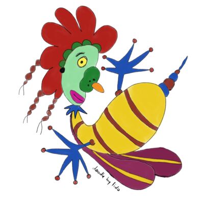 A wild bee doodle  Thumbnail