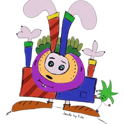 Pink Panther Cousin doodle  Thumbnail