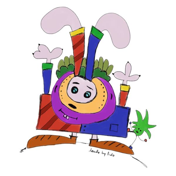 Pink Panther Cousin doodle  Thumbnail