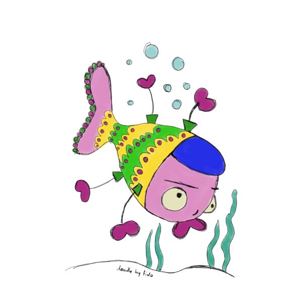 Captain Fish doodle  Thumbnail