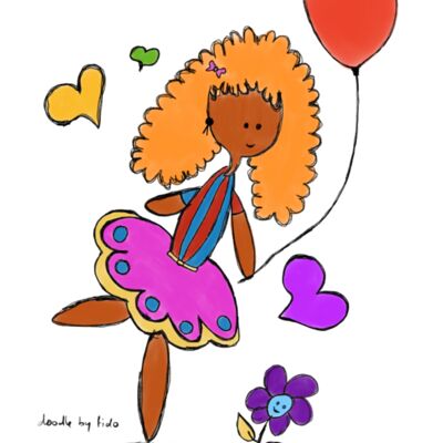The balloon lady doodle  Thumbnail